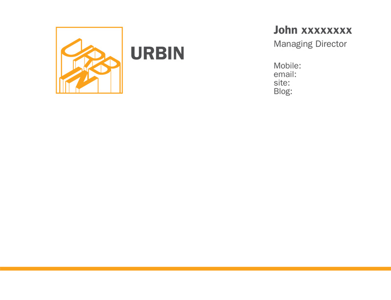 Stationery Design by Elkana Letting for Urbin | Design #3158795