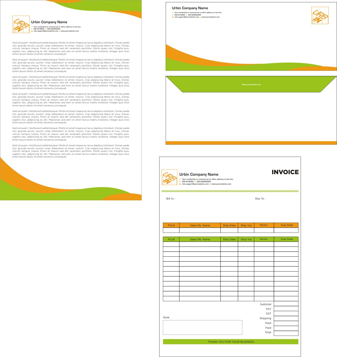 Diseño de Papelería por INDIAN_Ashok para Urbin | Diseño #3124293