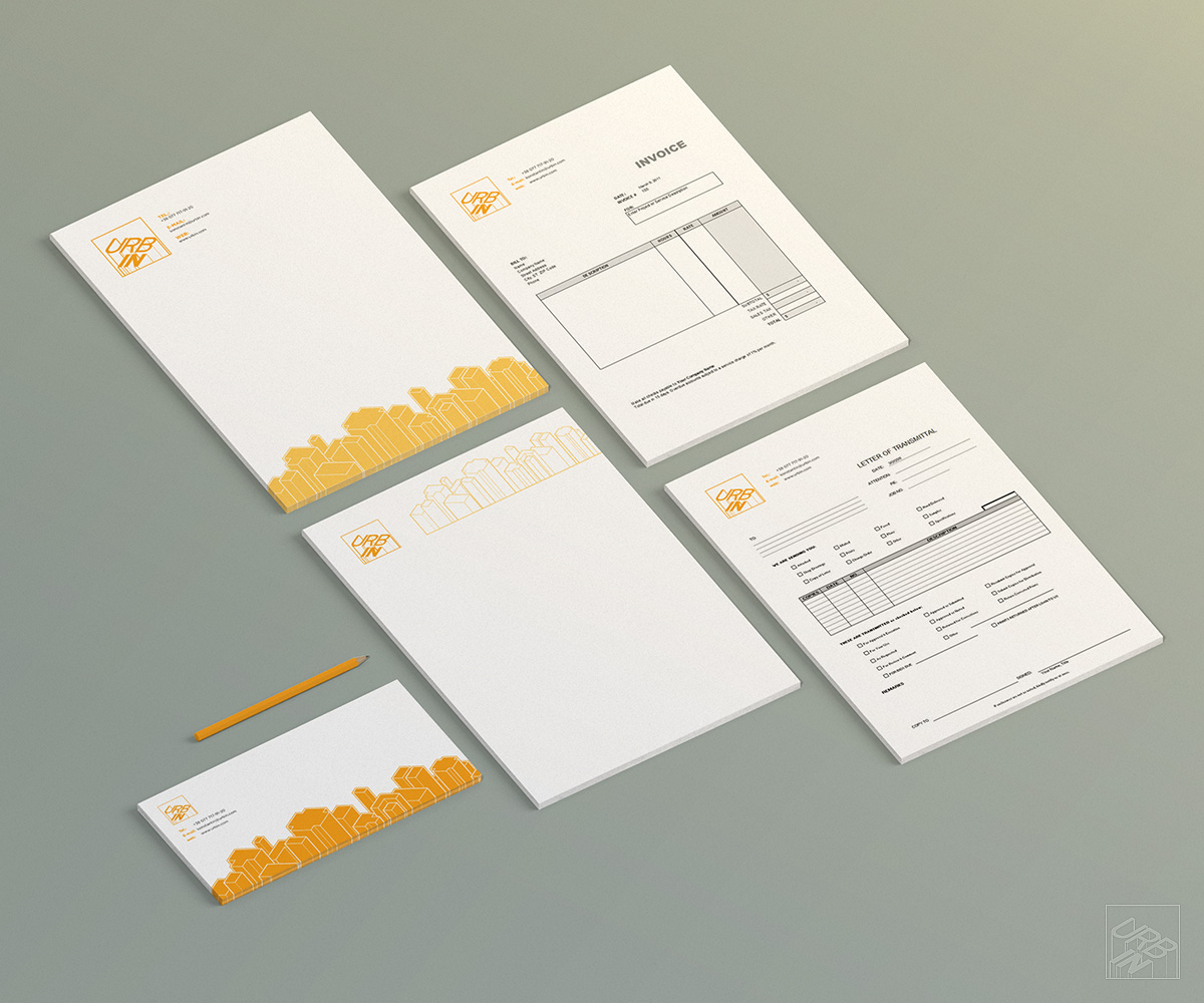 Stationery Design by Greedin for Urbin | Design #3125308