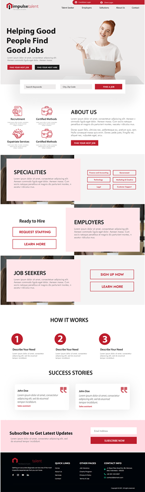 Web Design by WahDesign for ONEELEVEN | Design #32487073