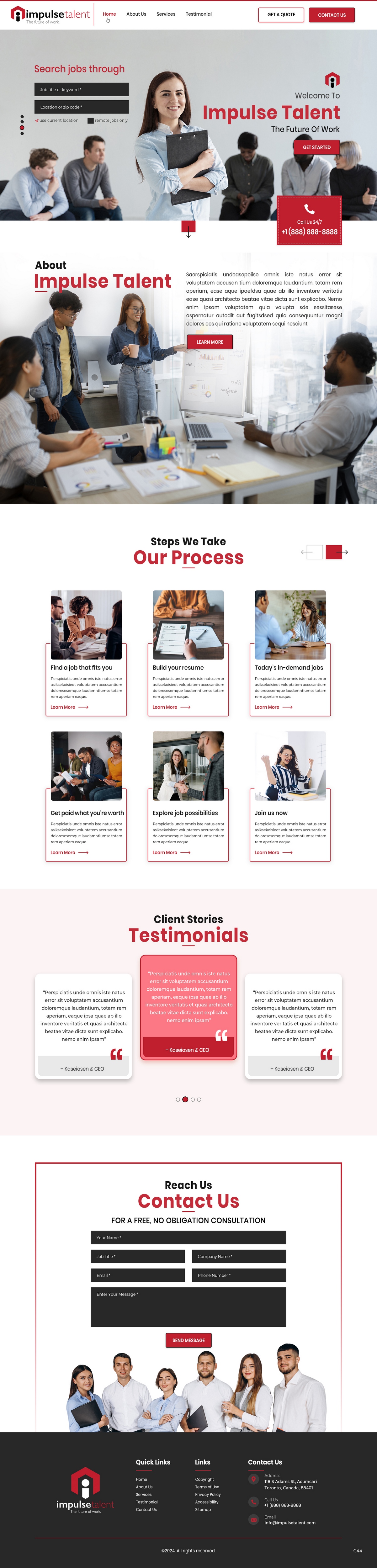 Web Design by pb for ONEELEVEN | Design #32456321