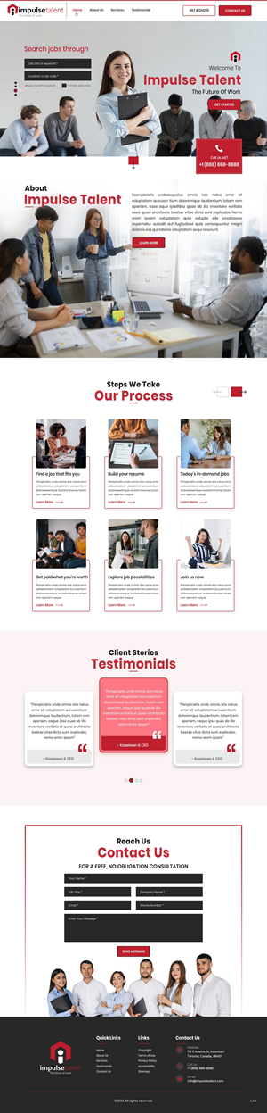 Web Design by pb for ONEELEVEN | Design: #32456321