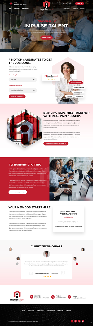 Web Design by pb for ONEELEVEN | Design: #32456329