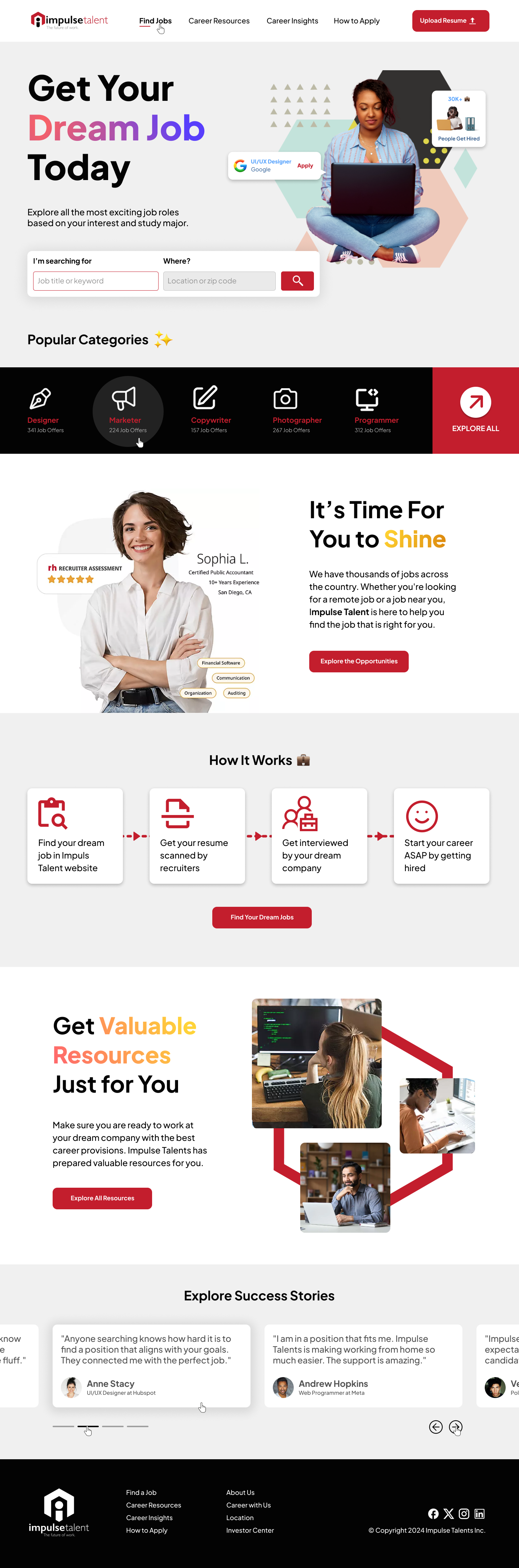 Web Design by Taufik H for ONEELEVEN | Design #32456571