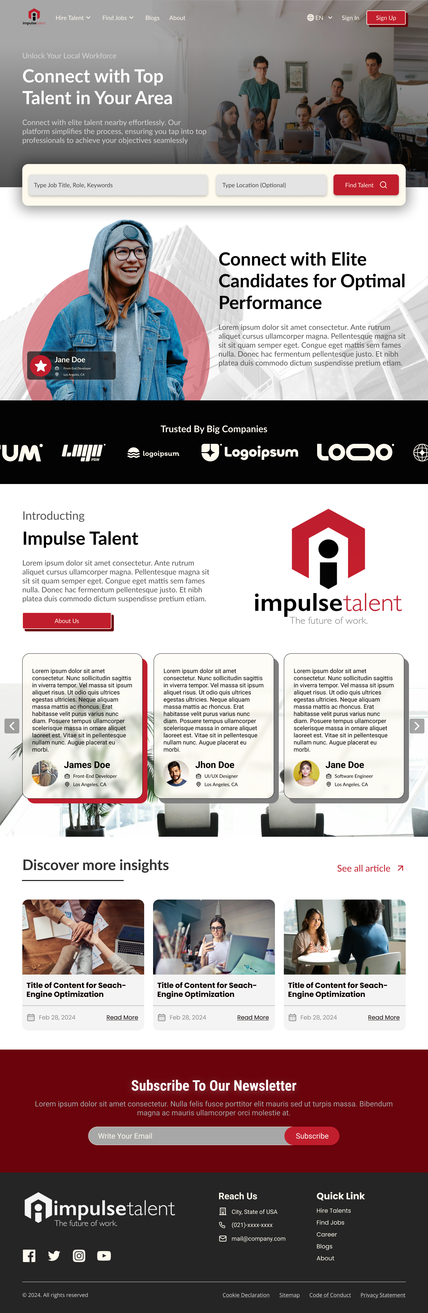 Web Design par Taufik H pour One Eleven Web Design™ | Design #32462978