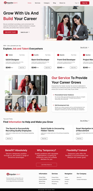 Web Design by Taufik H for ONEELEVEN | Design: #32463004