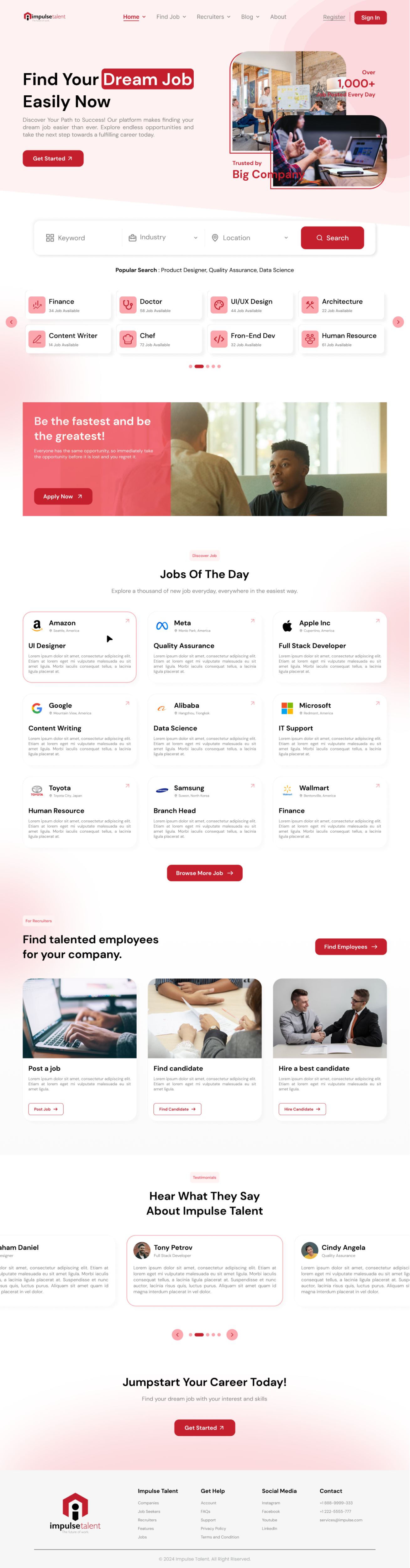Web Design by Taufik H for ONEELEVEN | Design #32463071