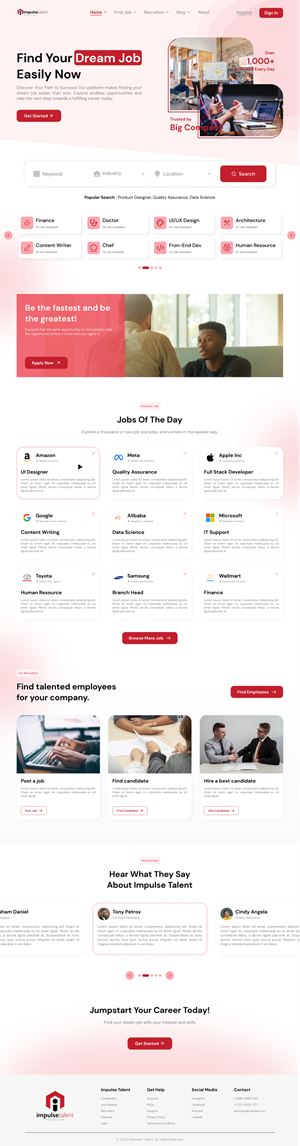 Web Design by Taufik H for ONEELEVEN | Design: #32463071