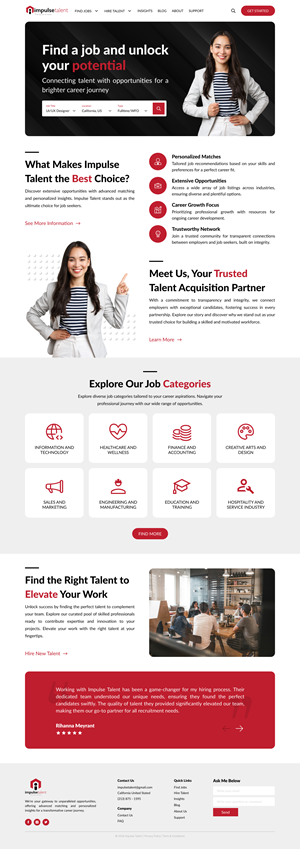 Web Design by Taufik H for ONEELEVEN | Design: #32463087