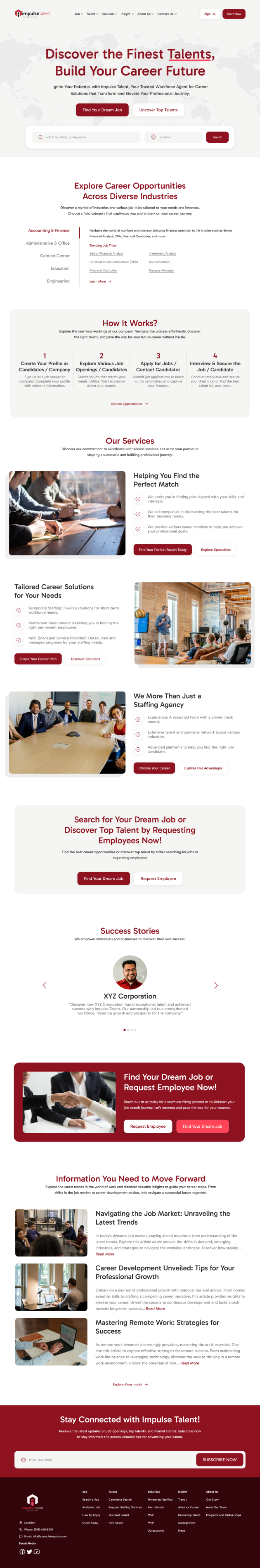 Web Design by Taufik H for ONEELEVEN | Design #32463129