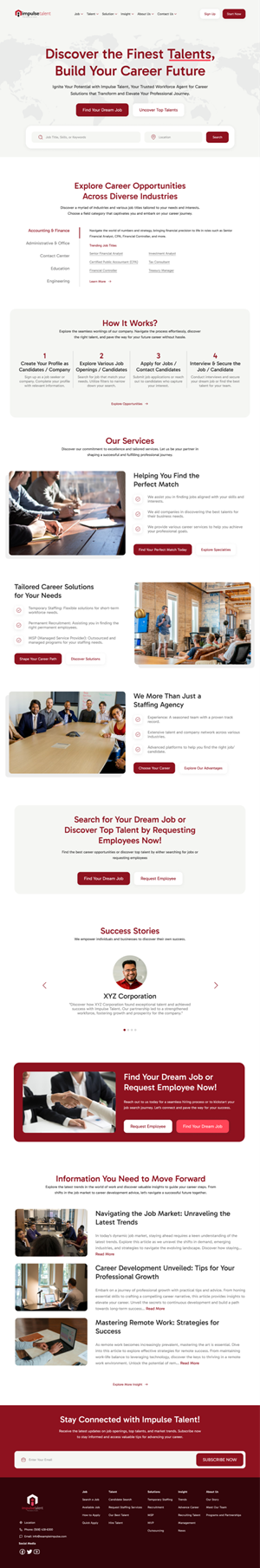 Web Design by Taufik H for ONEELEVEN | Design: #32463129