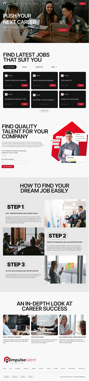 Web Design by Taufik H for ONEELEVEN | Design: #32463149