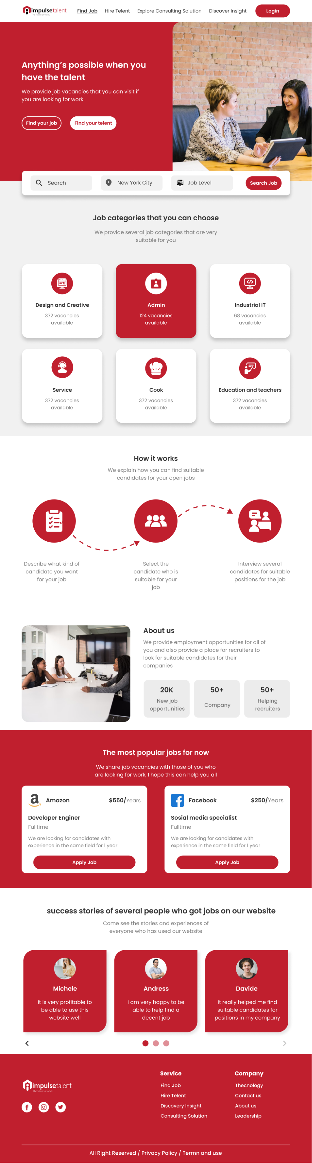 Web Design par Taufik H pour ONEELEVEN | Design #32463198