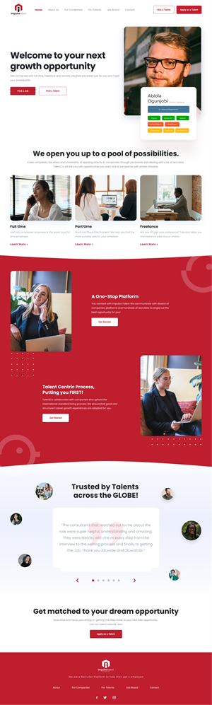 Web Design by Taufik H for ONEELEVEN | Design: #32463265