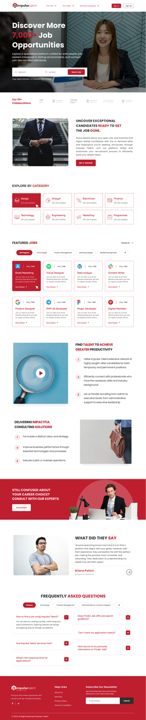 Web Design by Taufik H for ONEELEVEN | Design: #32463308