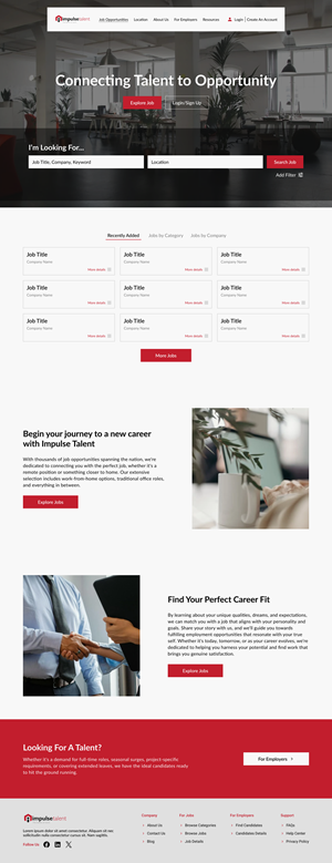 Web Design by Taufik H for ONEELEVEN | Design: #32484317