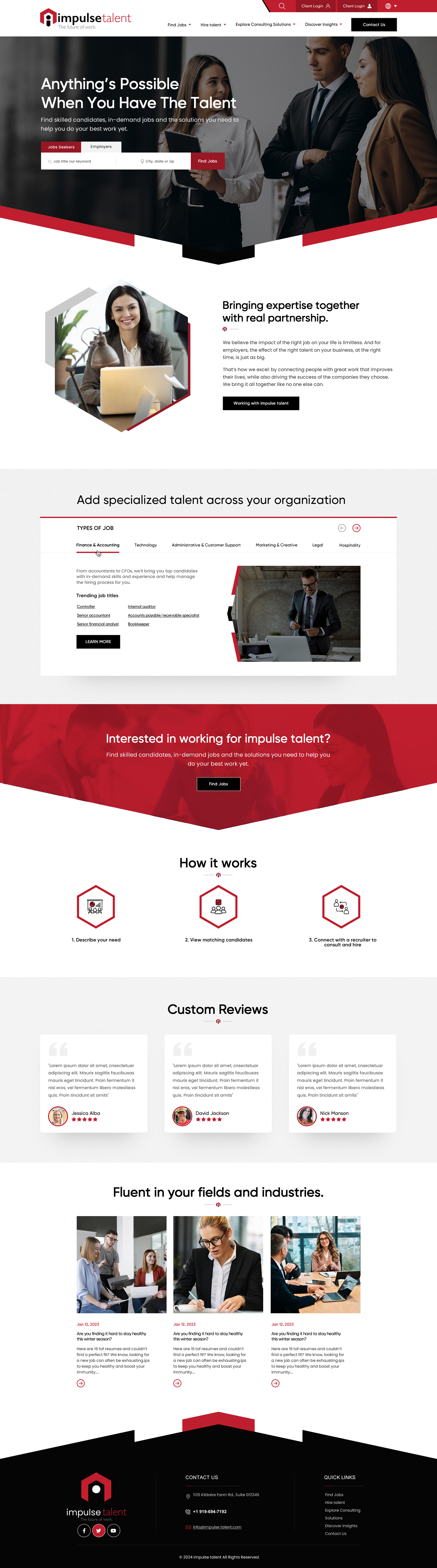 Web Design by IRSHAD_786 for ONEELEVEN | Design #32499903