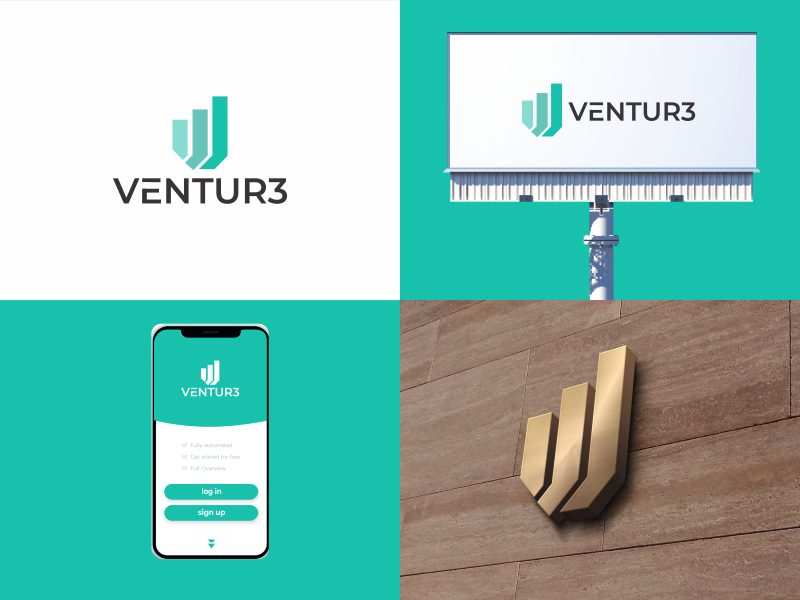 Logo Design by Galap Rizqi for Ventur3 | Design #32501129