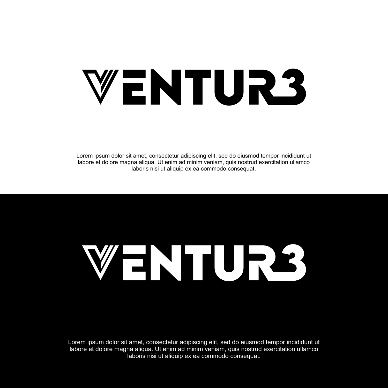 Logo Design by Frata_Design for Ventur3 | Design #32493072
