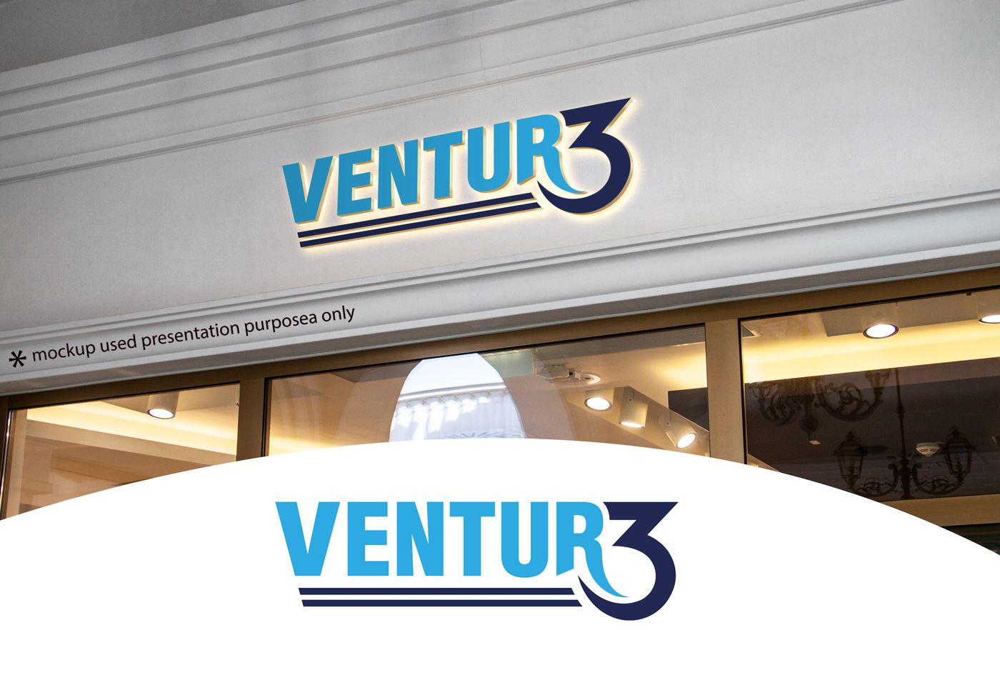 Logo Design by Rubia@ for Ventur3 | Design #32458648