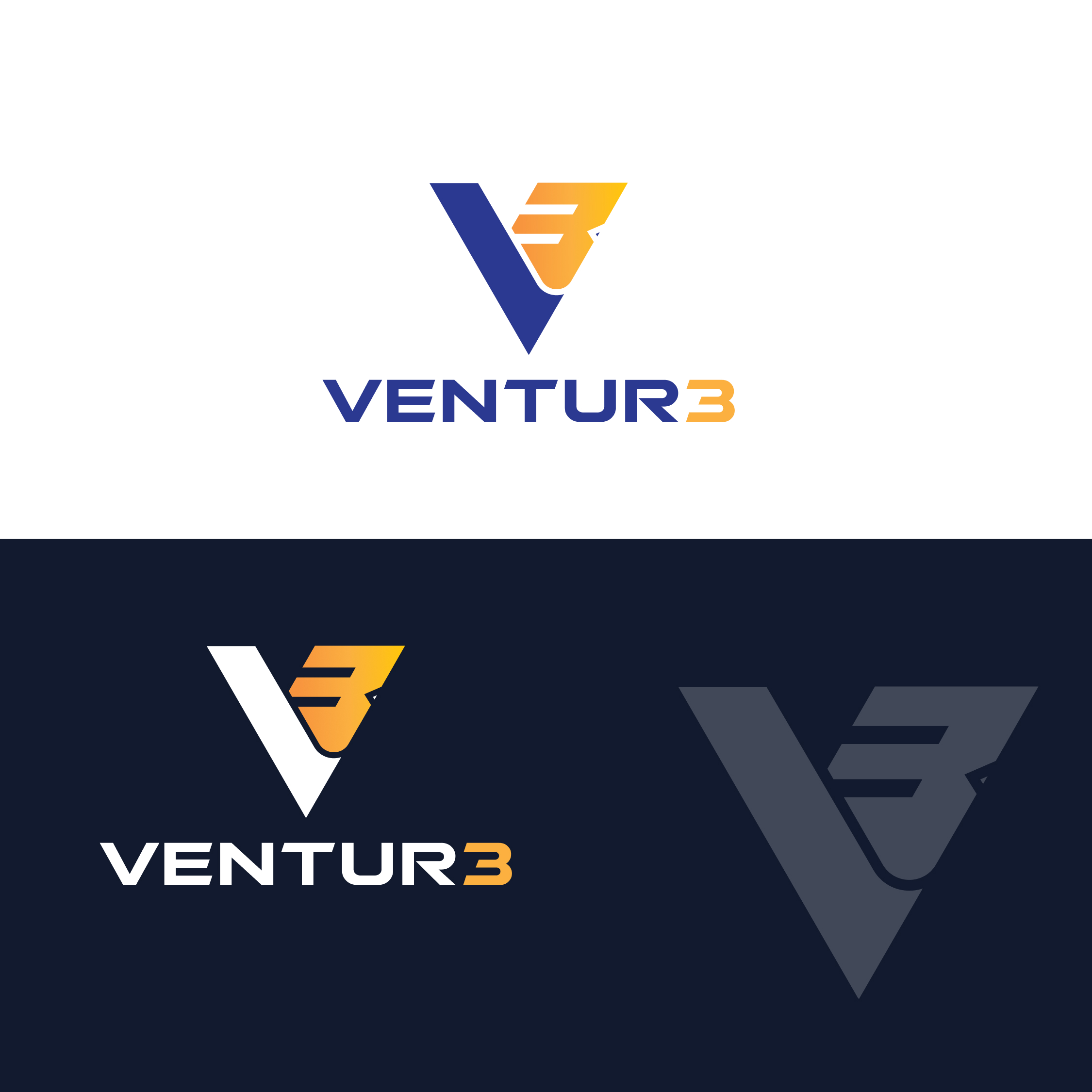 Logo Design by Finley Johnson for Ventur3 | Design #32497697