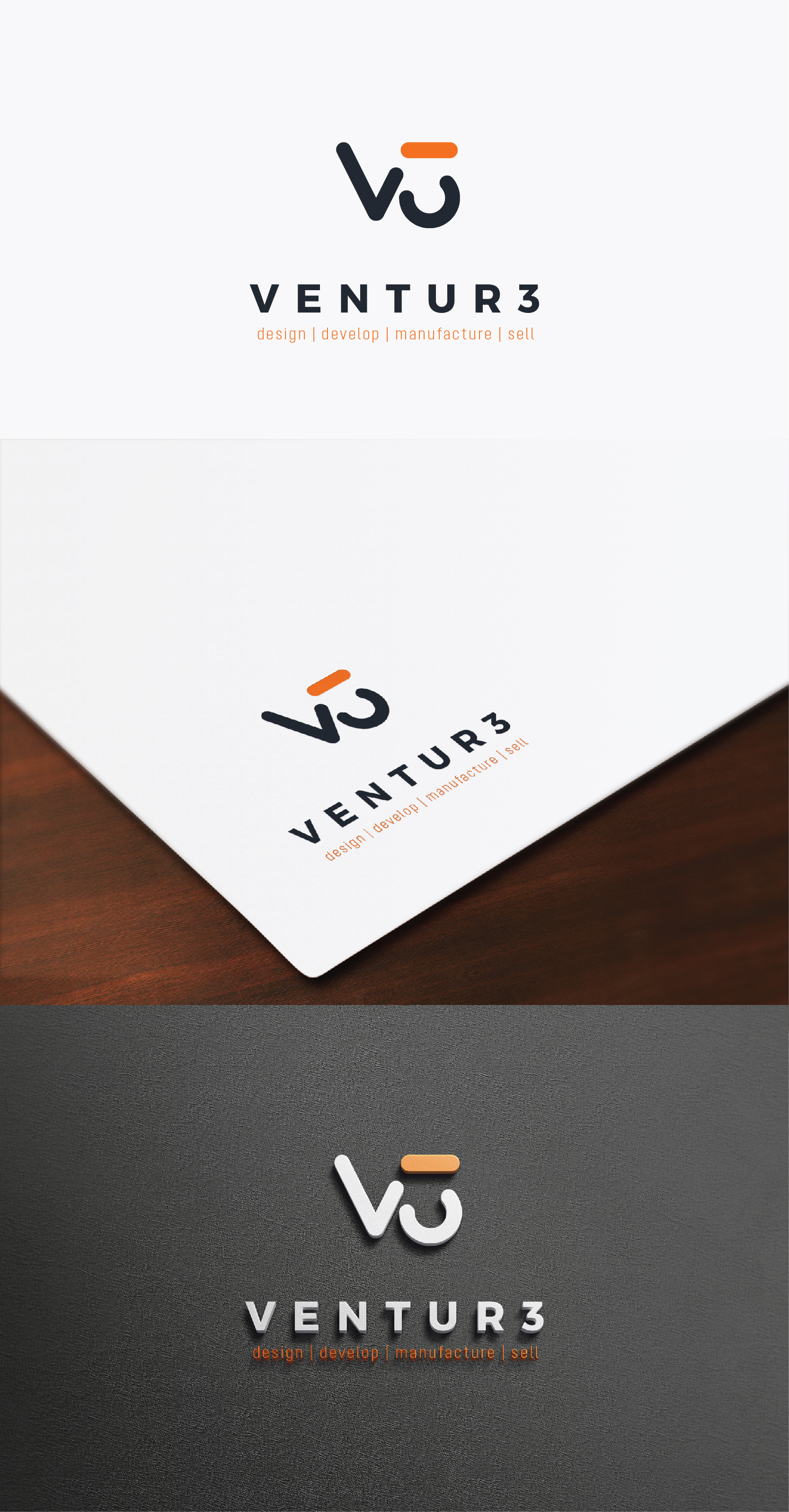Logo Design by IMilenovic for Ventur3 | Design #32456366