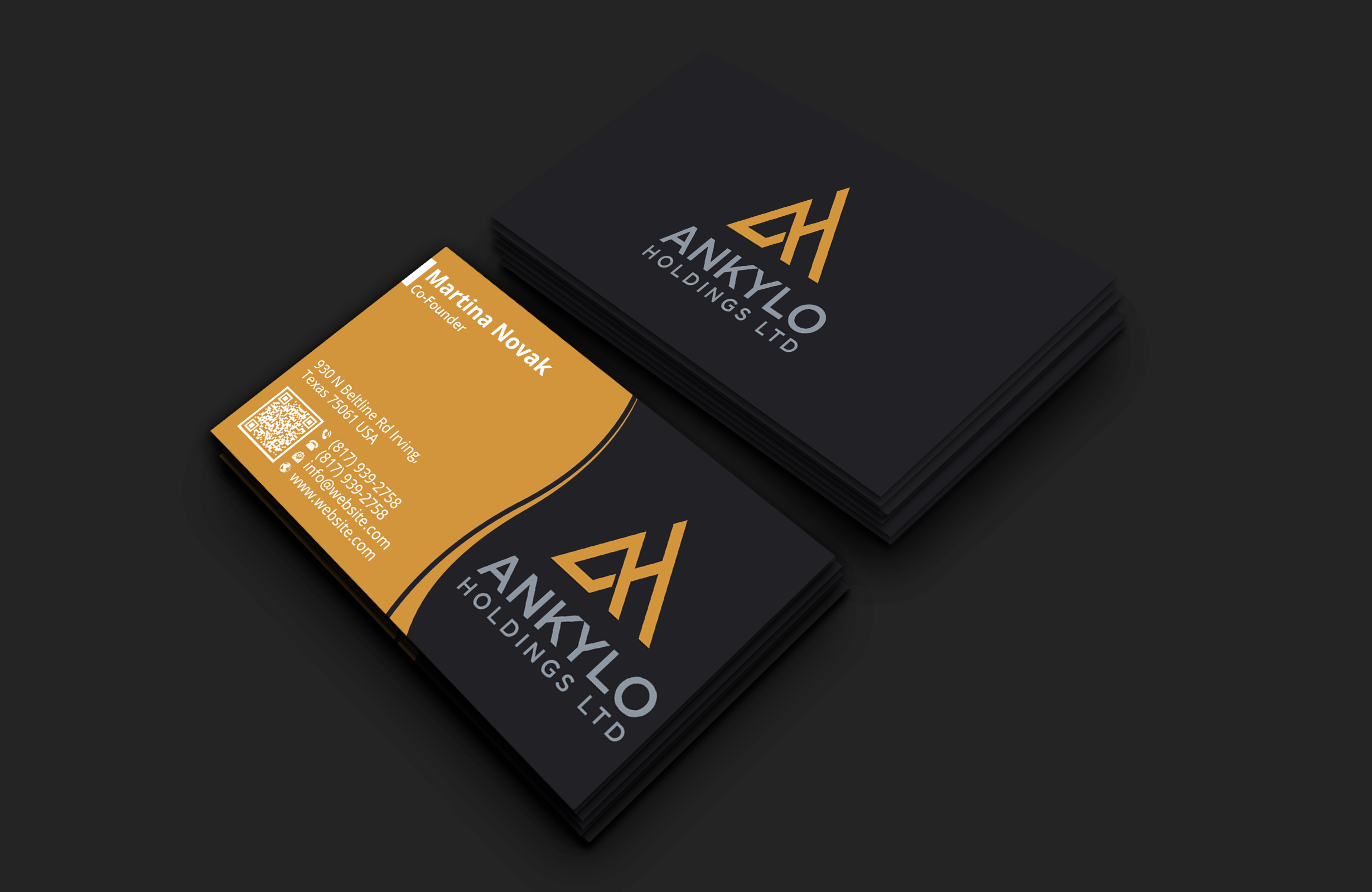Business Card Design by DesignerShahadat for this project | Design #32452655