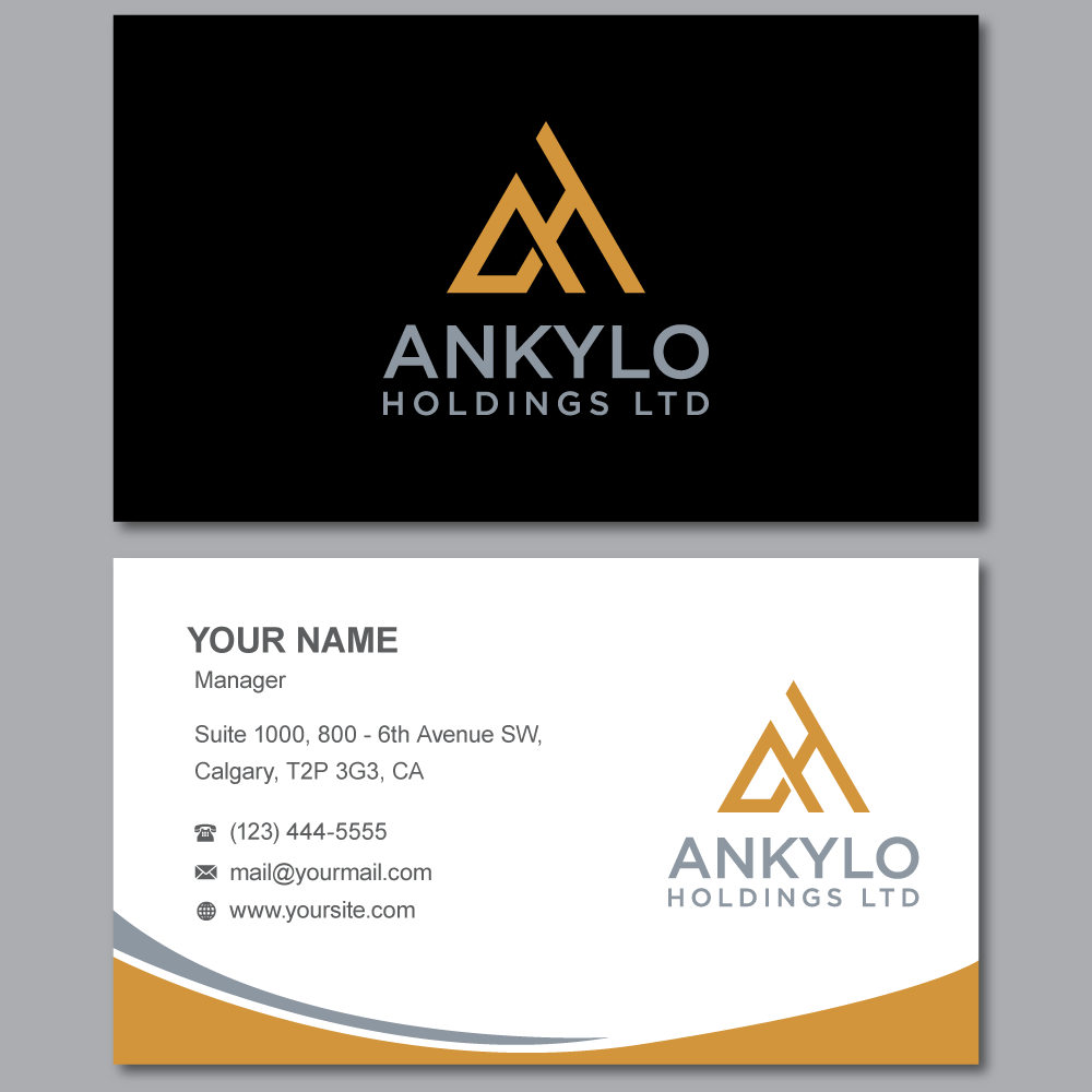 Diseño de Tarjeta de Presentación por H4R5Z para este proyecto | Diseño #32450828