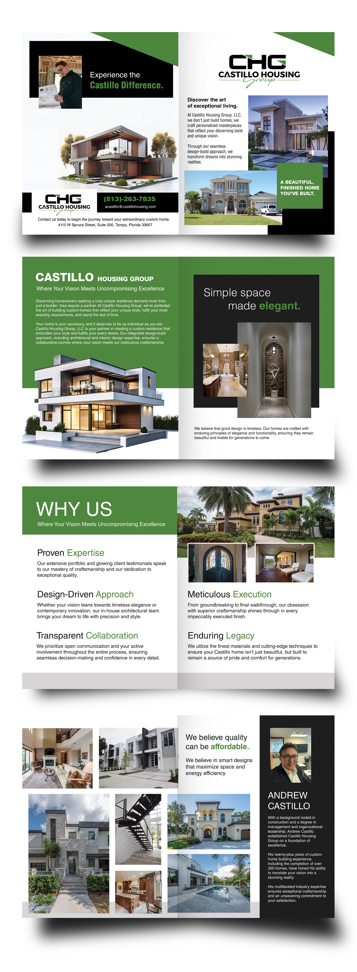 Diseño de Brochure por uk para Castillo Housing Group, LLC  | Diseño #32452379