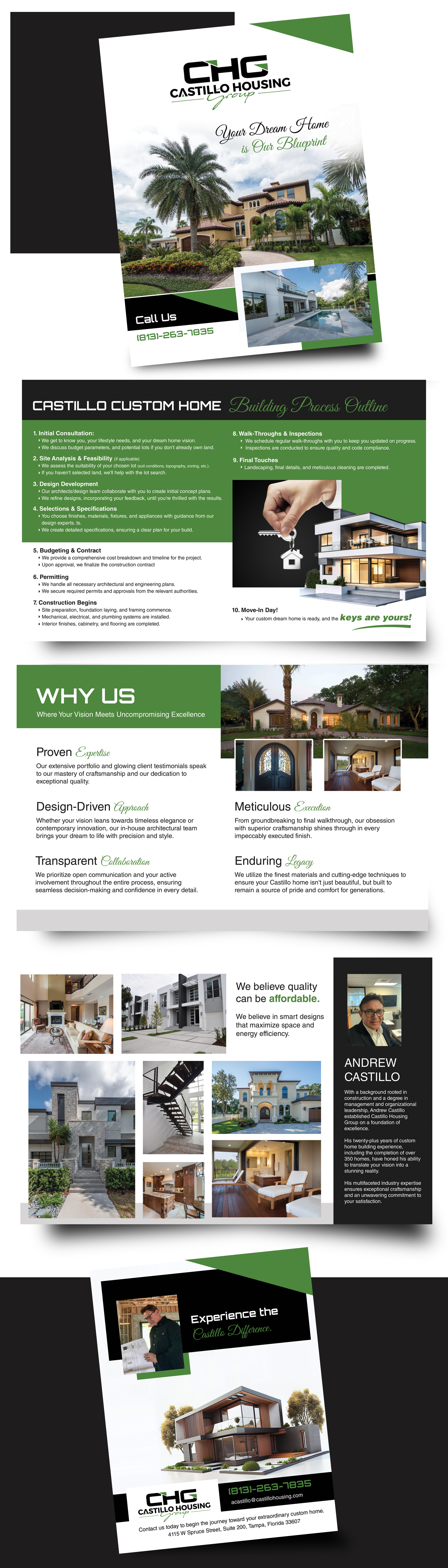 Brochure Design by uk for Castillo Housing Group, LLC  | Design #32487177