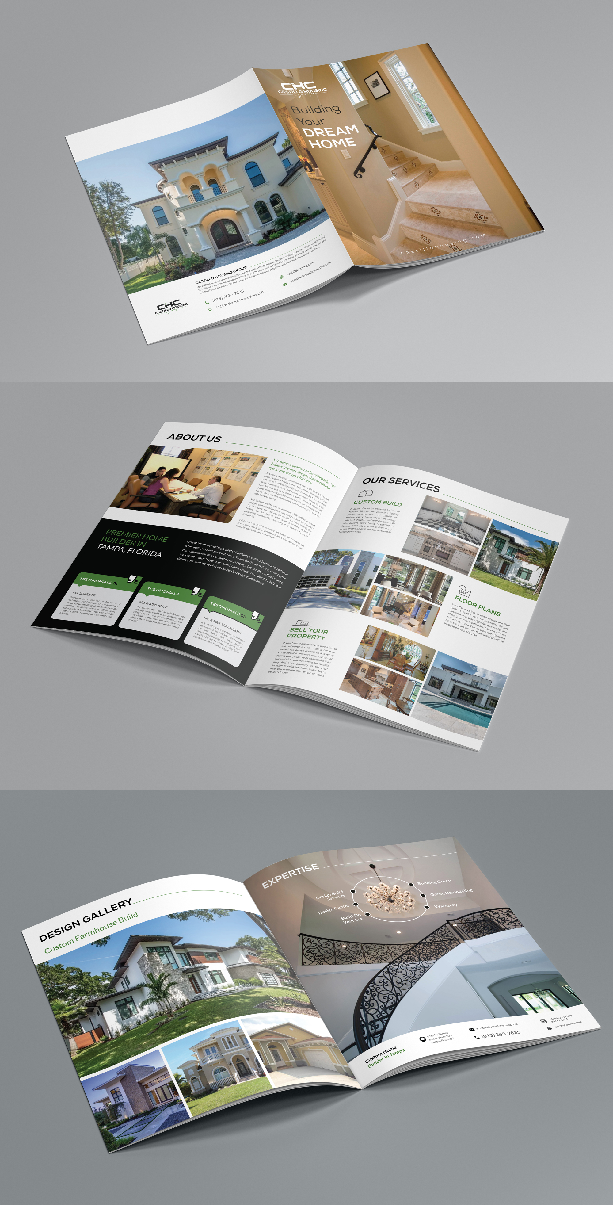 Brochure Design by GraphicMonster for Castillo Housing Group, LLC  | Design #32455793
