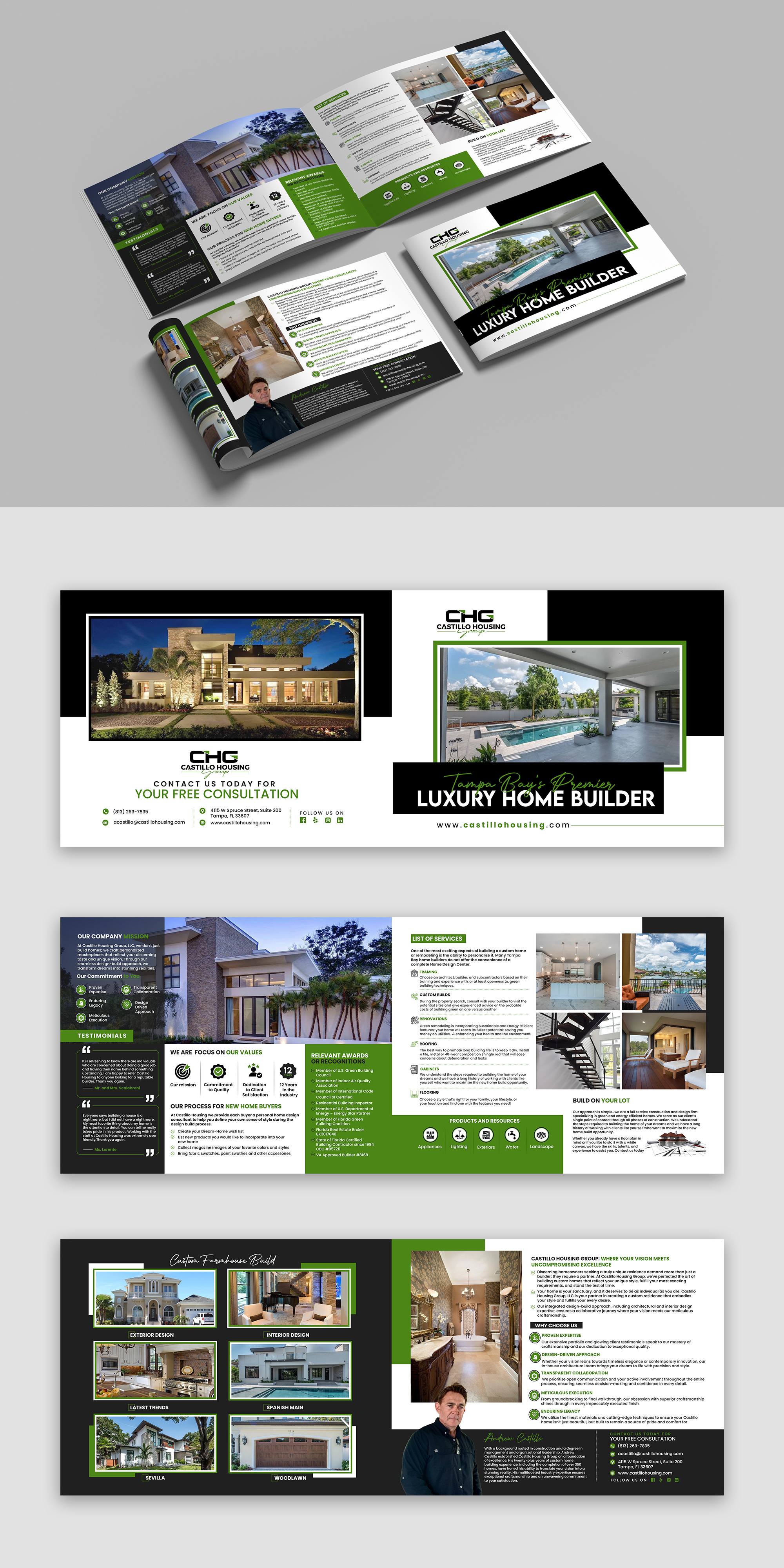 Brochure Design by debdesign for Castillo Housing Group, LLC  | Design #32454253