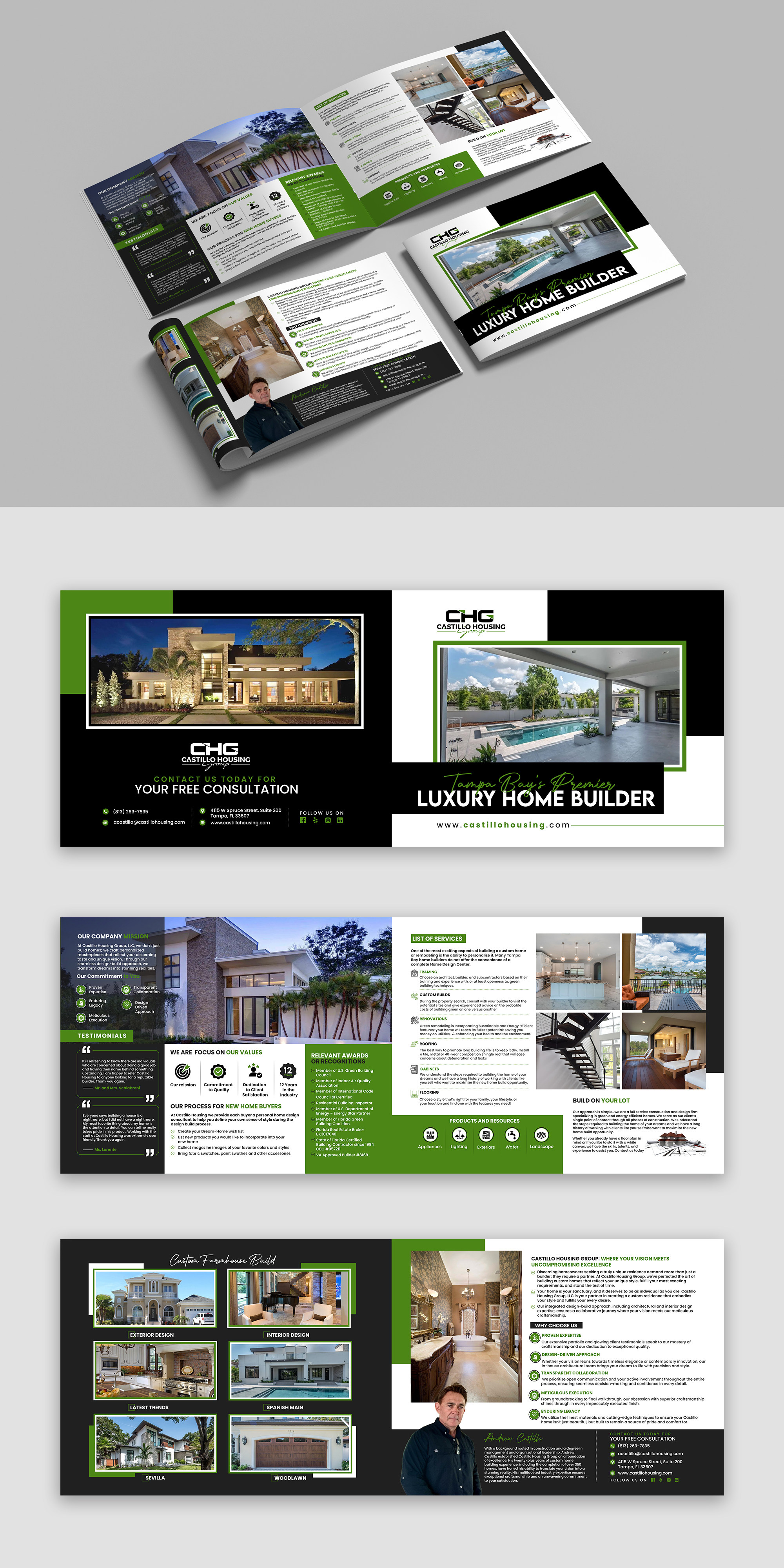 Brochure Design by debdesign for Castillo Housing Group, LLC  | Design #32454254
