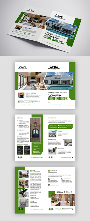 Brochure Design by debdesign for Castillo Housing Group, LLC  | Design: #32454279