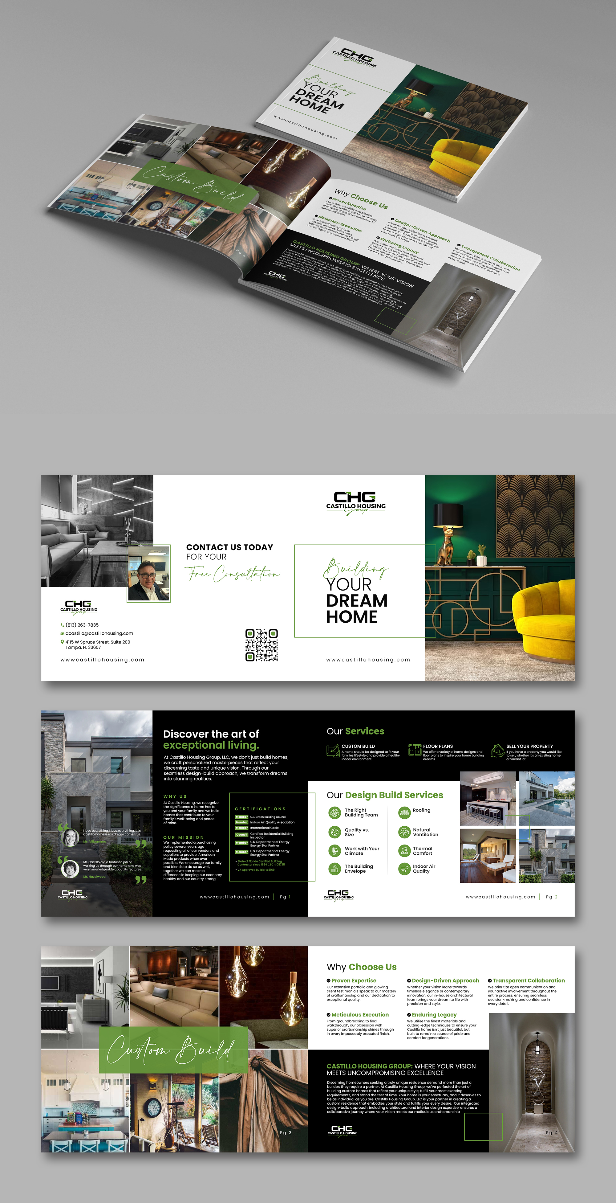 Brochure Design by debdesign for Castillo Housing Group, LLC  | Design #32454536