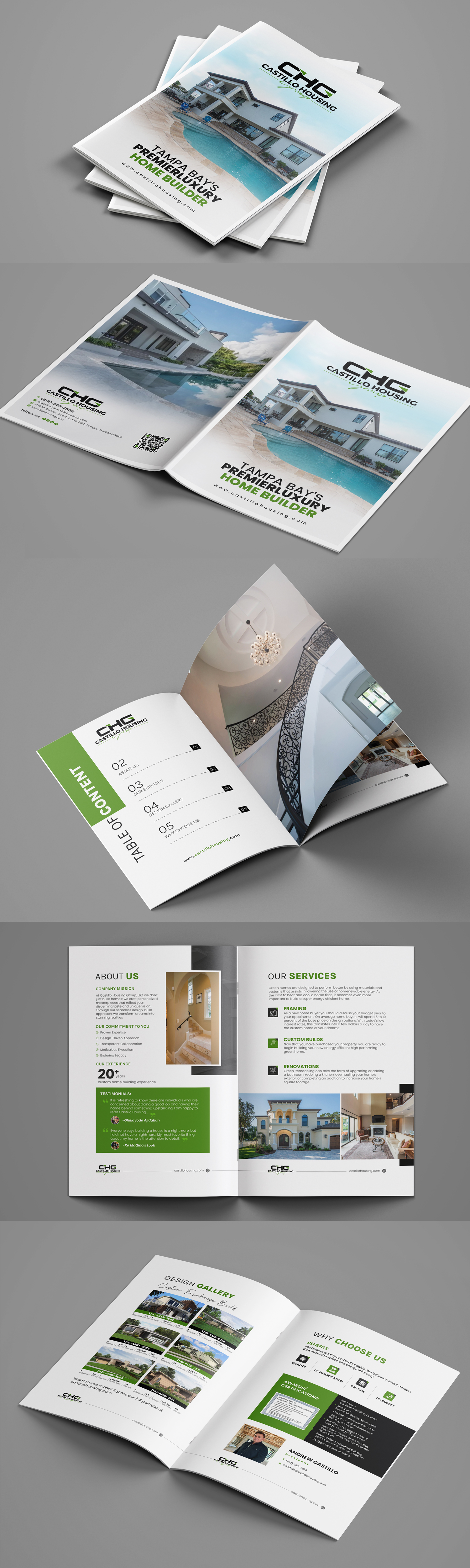 Brochure Design by debdesign for Castillo Housing Group, LLC  | Design #32454717
