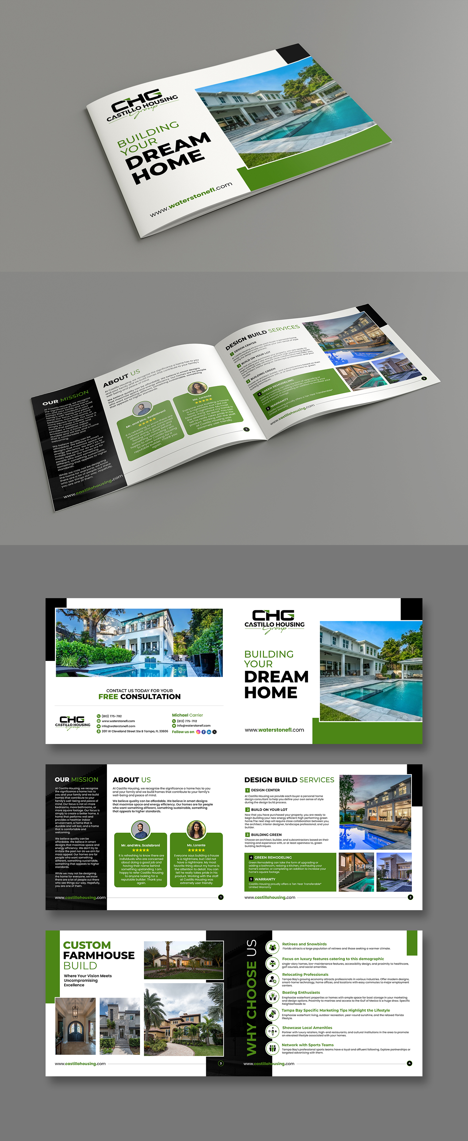 Brochure Design by debdesign for Castillo Housing Group, LLC  | Design #32454744