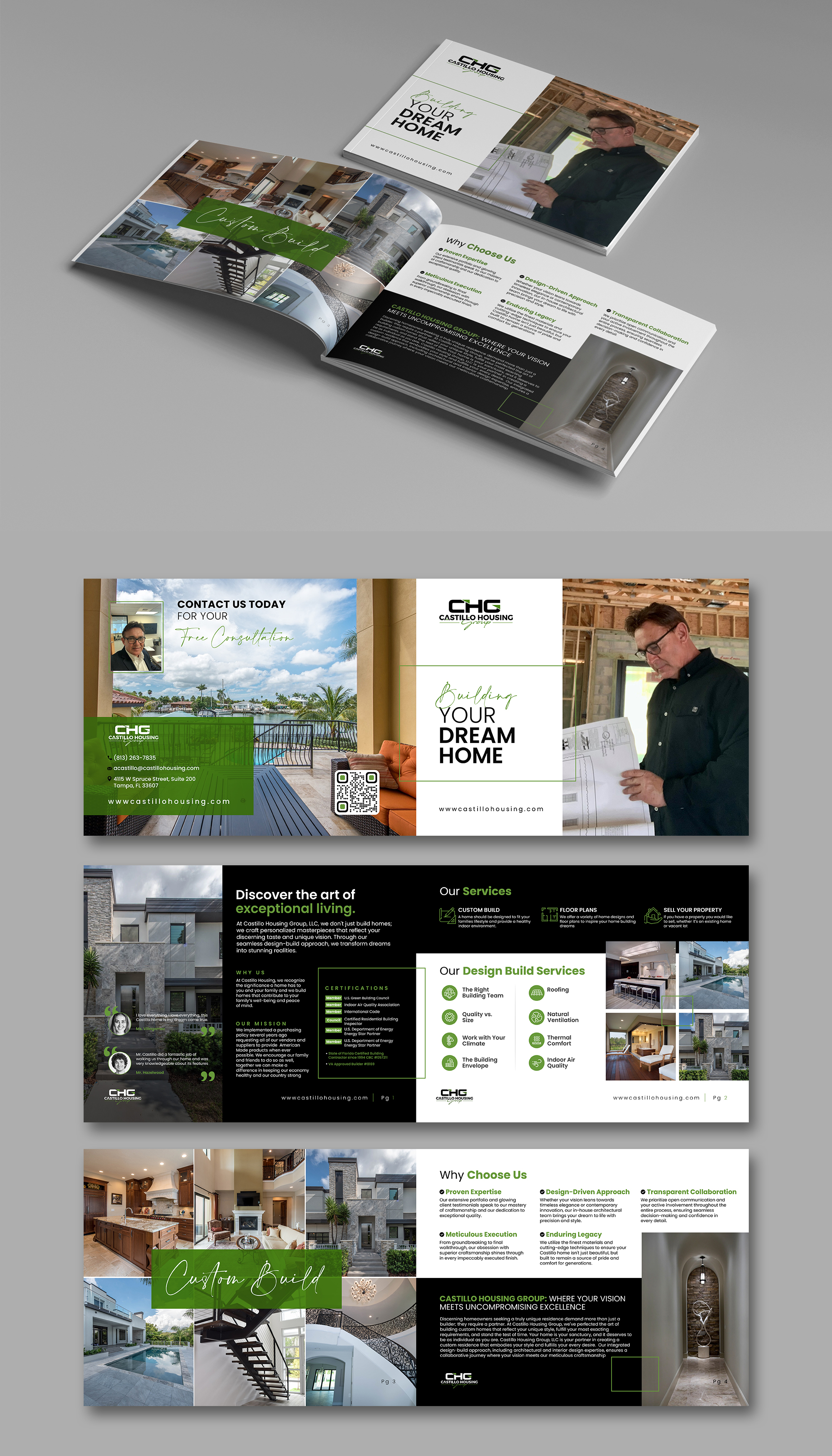 Brochure Design by debdesign for Castillo Housing Group, LLC  | Design #32479850