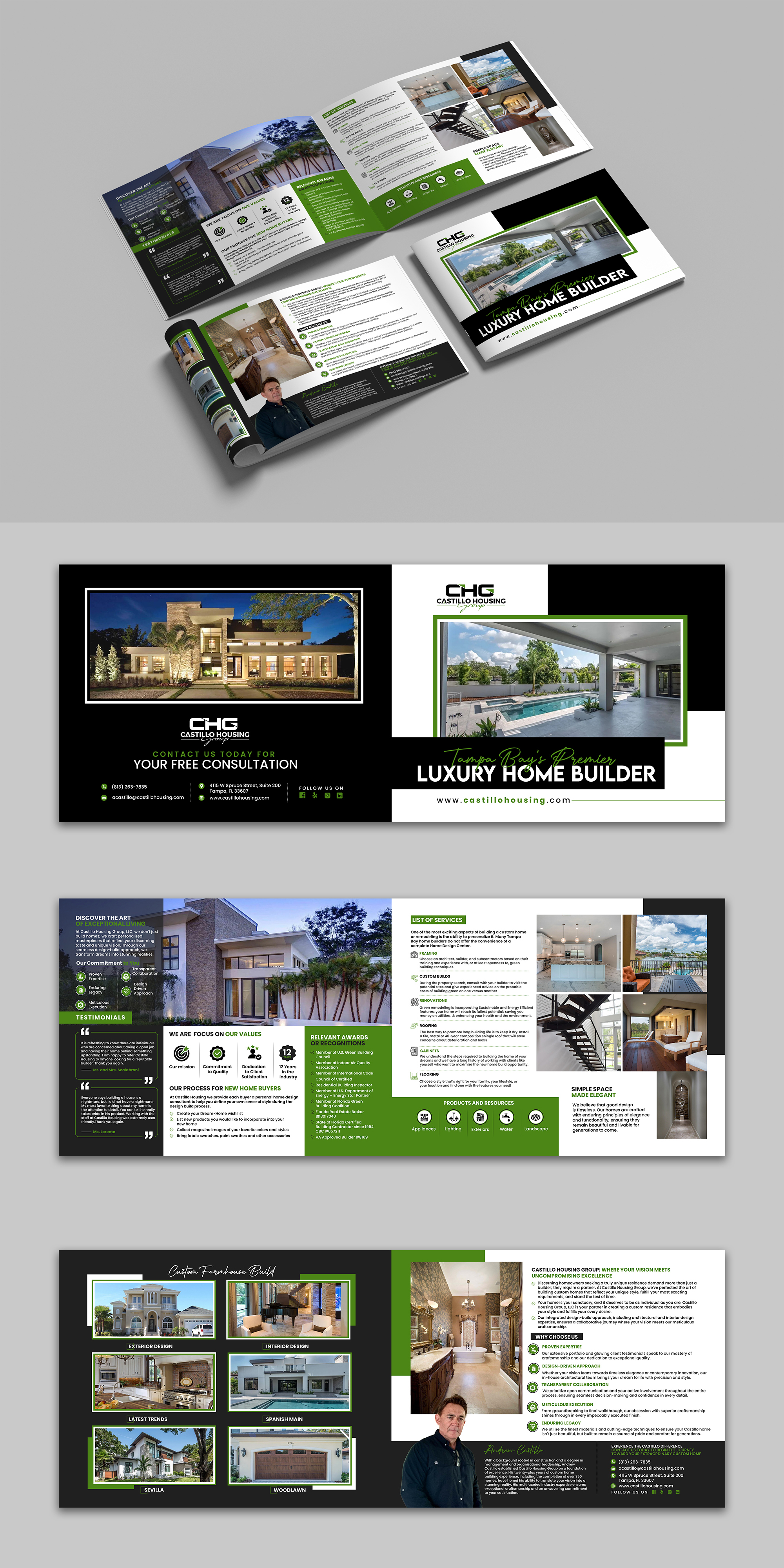 Brochure Design by debdesign for Castillo Housing Group, LLC  | Design #32479914