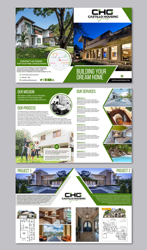 Brochure Design by DA. for Castillo Housing Group, LLC  | Design: #32453136