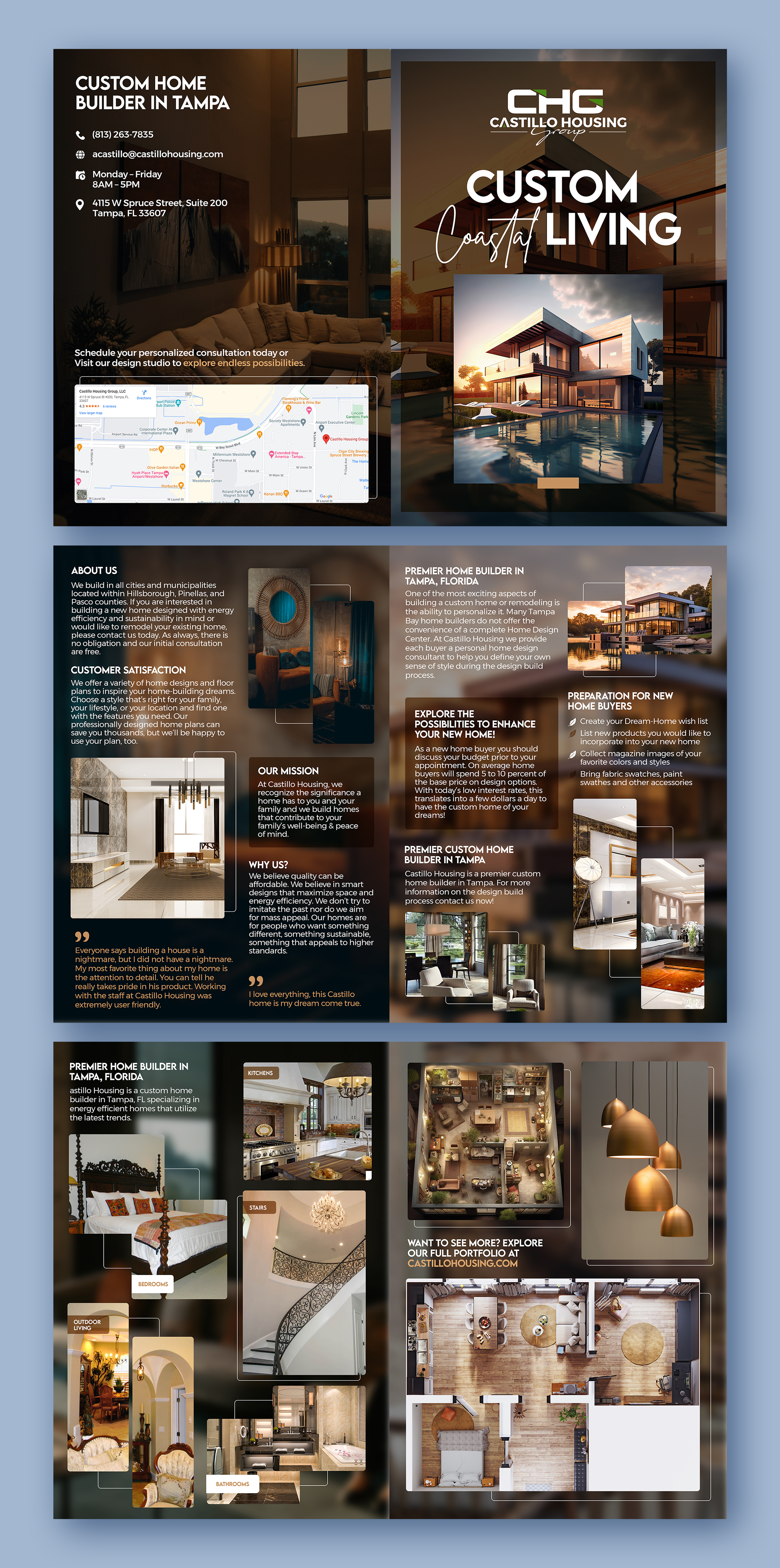 Brochure Design by Graphic Guy for Castillo Housing Group, LLC  | Design #32475514