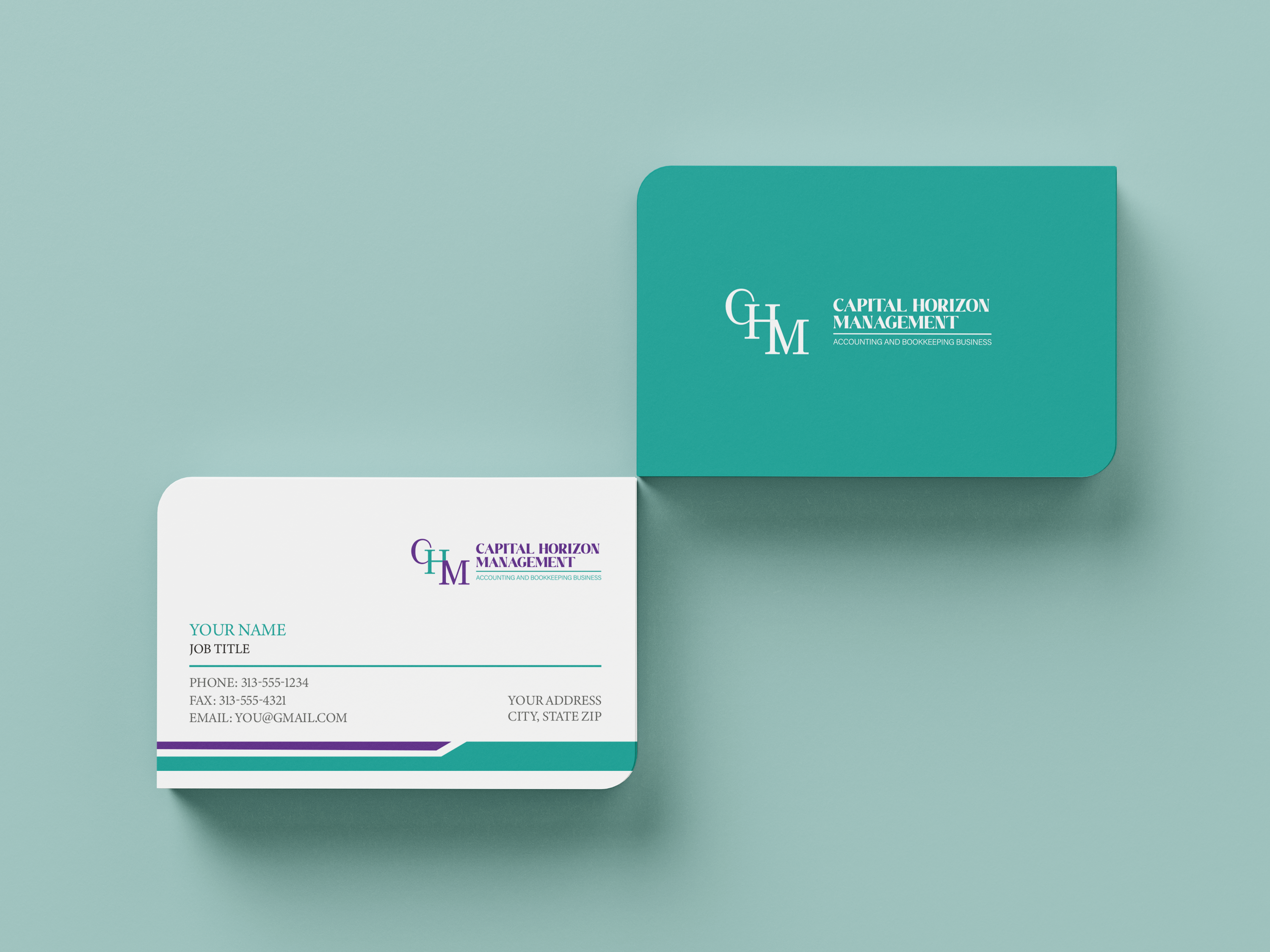 Design de Carte de Visite par Sheronia pour Capital Horizon Management | Design #32515030