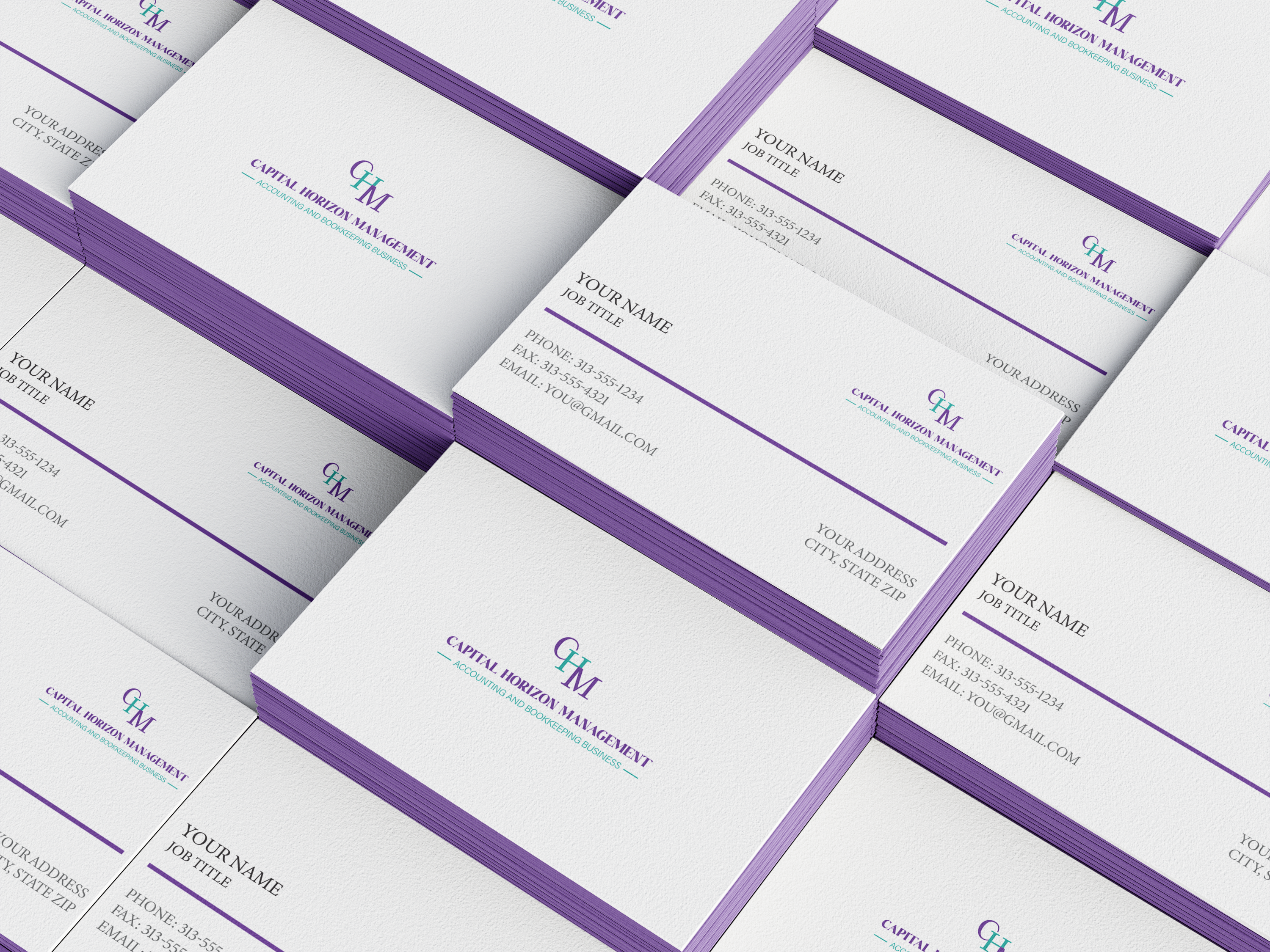 Design de Carte de Visite par Sheronia pour Capital Horizon Management | Design #32515034