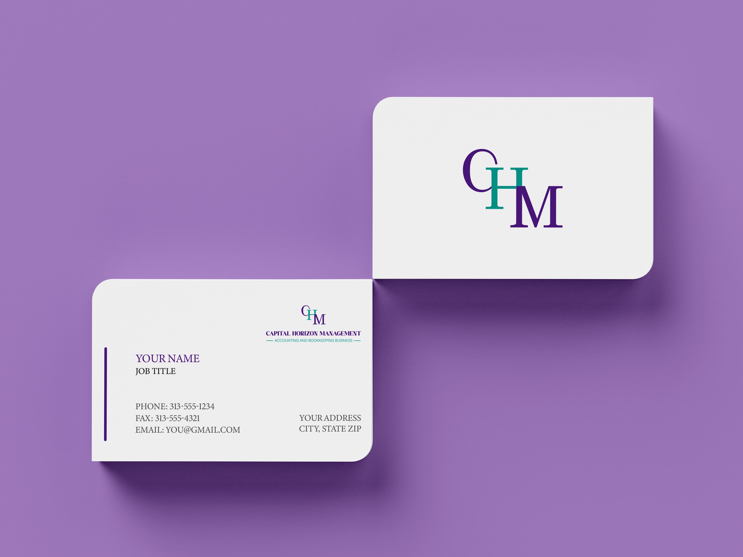 Design de Carte de Visite par Sheronia pour Capital Horizon Management | Design #32515039