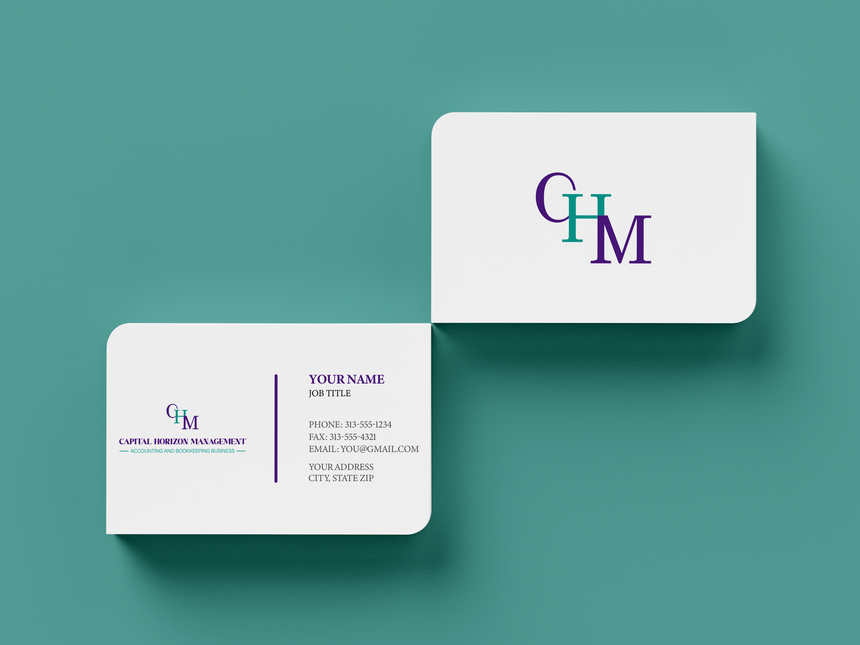 Design de Carte de Visite par Sheronia pour Capital Horizon Management | Design #32515040