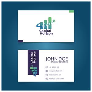 Business Card Design by Deep Agheda for Capital Horizon Management | Design: #32483424