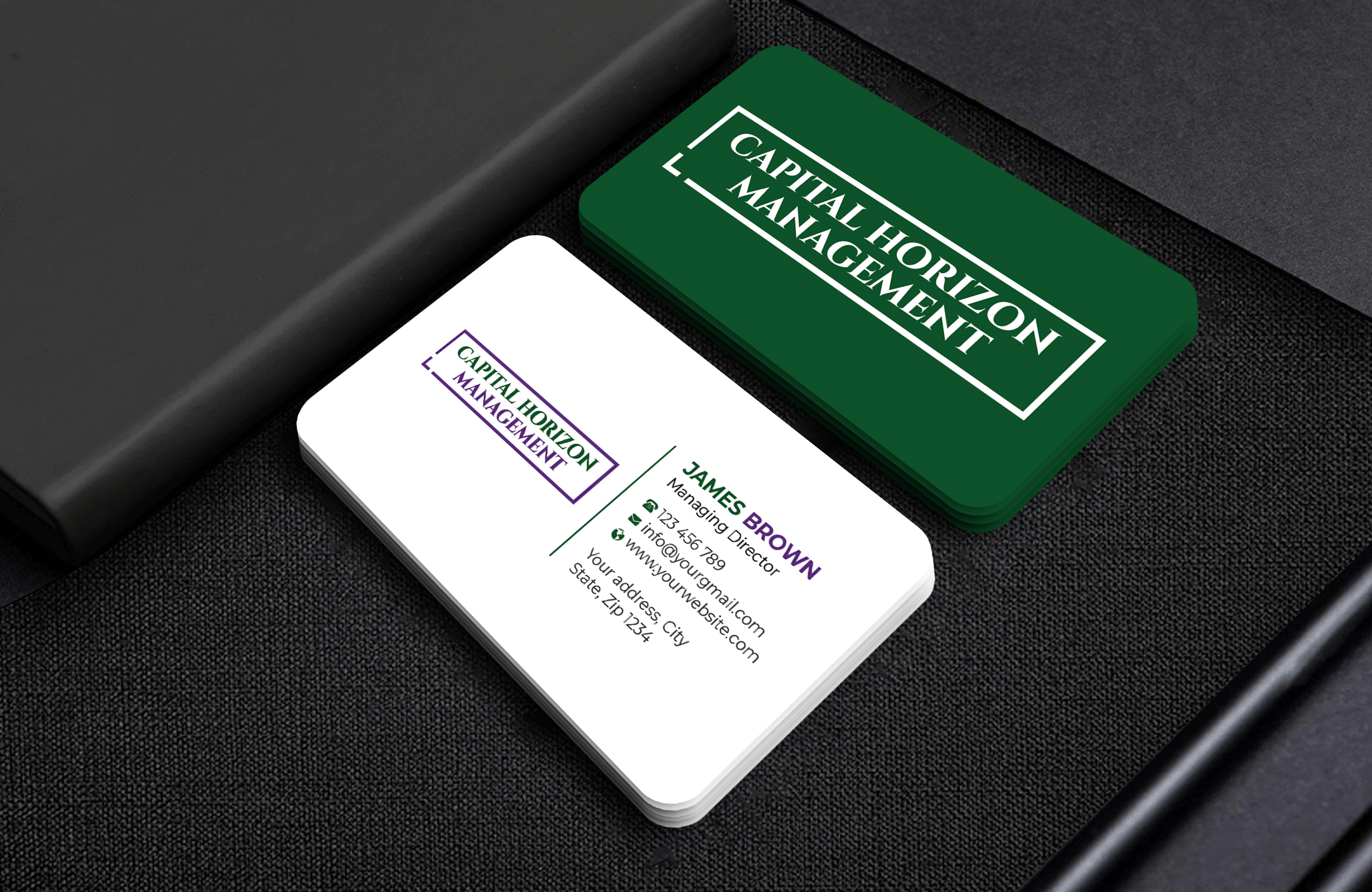 Design de Carte de Visite par Expert Bappy pour Capital Horizon Management | Design #32496331