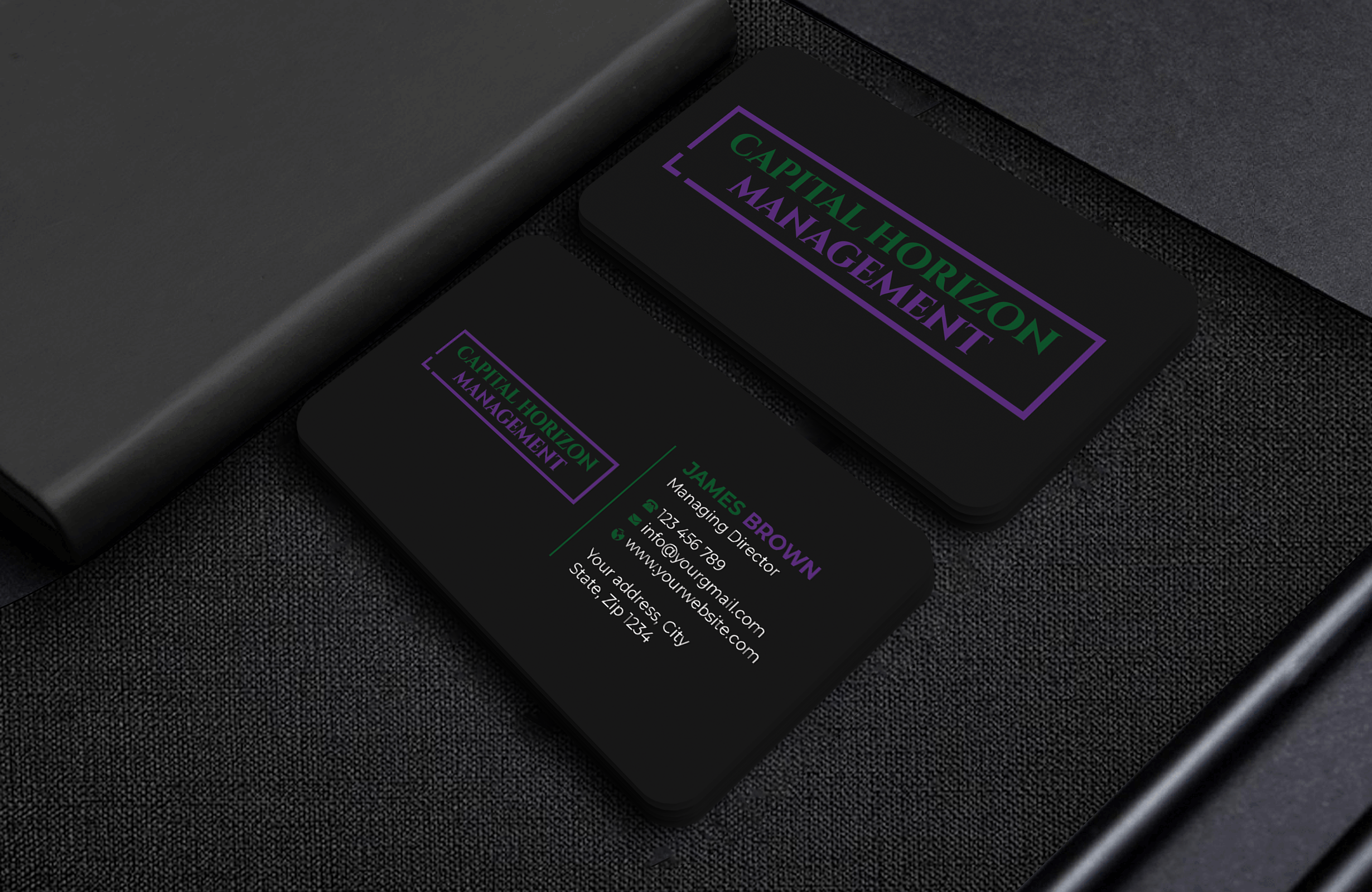 Design de Carte de Visite par Expert Bappy pour Capital Horizon Management | Design #32496349