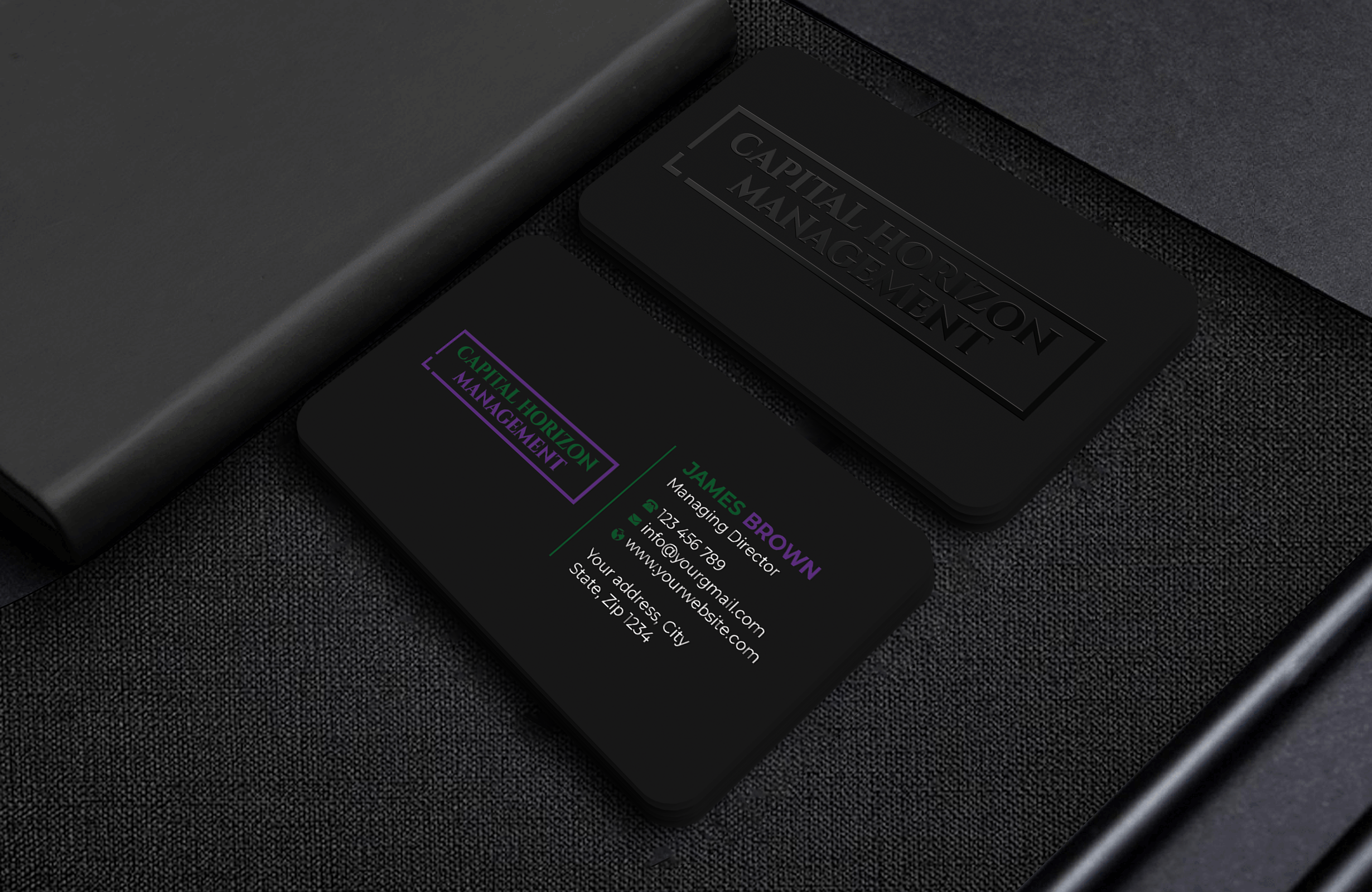 Design de Carte de Visite par Expert Bappy pour Capital Horizon Management | Design #32496362