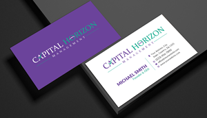Design de Carte de Visite par Sun Moon Graphic Designer pour Capital Horizon Management | Design : #32454857